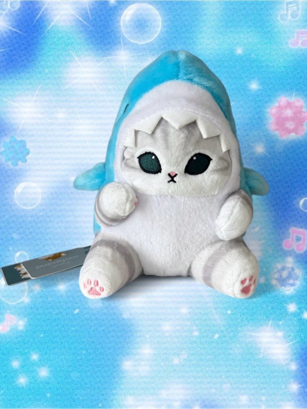 Mofusand Miniso Shark Cat Plush 7.9" NWT #mofusand